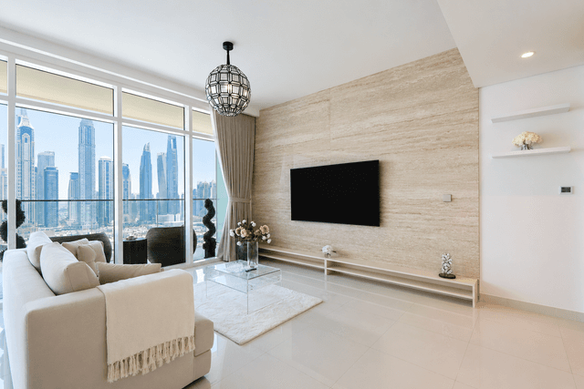 3BR with Marina Skyline View & Private Beach, 2