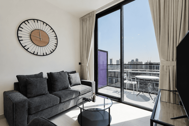 Modern 1BHK with Private Balcony, 2