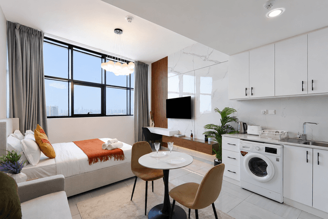 Modern Studio in JVC, Near Parks and Highways, 3