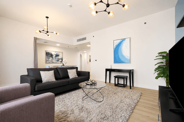 Modern 2BR in Shams | Marina Views & Near Beach, 2