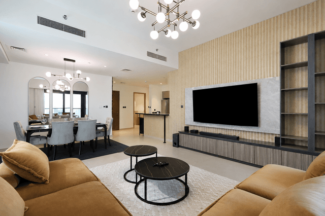 3BR + 1 with Burj and Fountain Views, 2