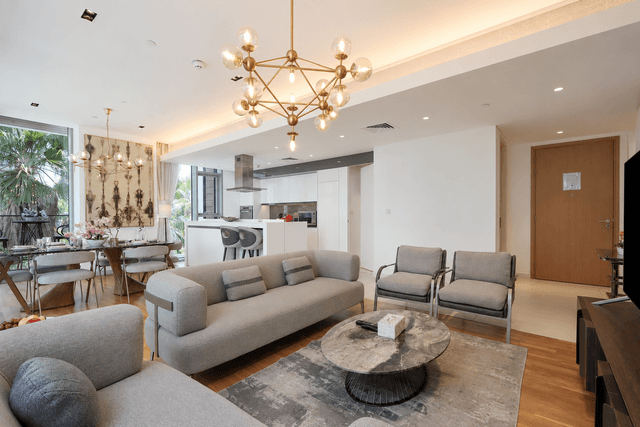 Luxury 3B with Maid's Room | Partial Sea View, 4
