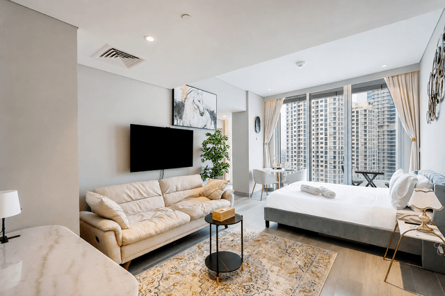 Studio in Dubai Marina with Scenic Views, 2