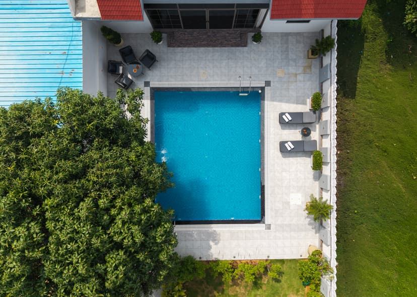 Cabana | 3 BHK Villa With Private Pool, Sprawling Lawn, Poolside Deck & Outdoor Movie Screen
