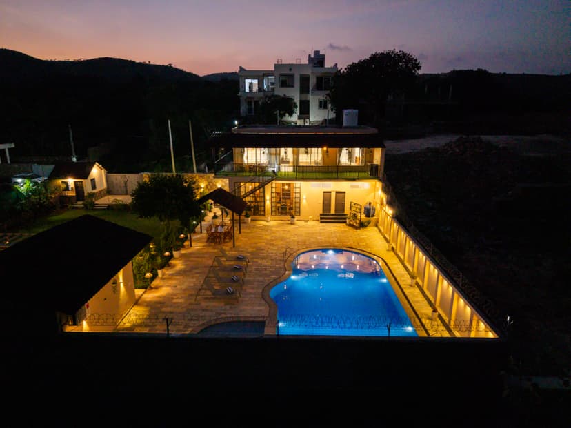 Tramorishti Villa | 4-BHK Pet-Friendly Hill-View Villa With Swimming Pool, Baby Pool, 2 Private Plunge Pools & Garden
