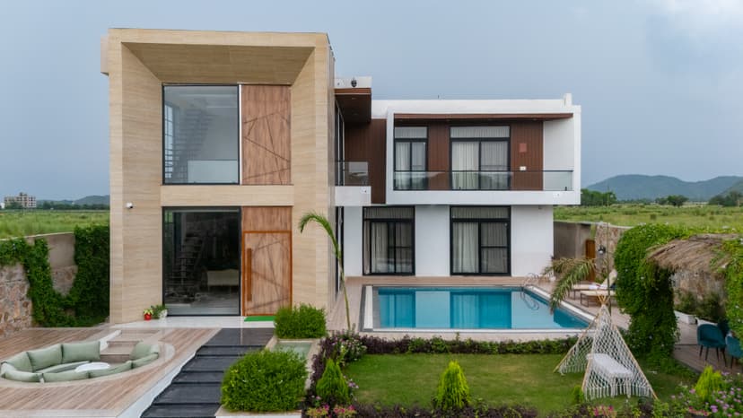 Angelo’s Farm | Pet-Friendly 8-BHK Villa with Private Pool, Garden, Terrace & Hill Views