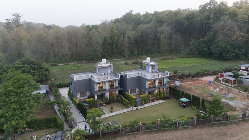 Aranya Library Maison | 6-BHK Villa With kid’s room, Private Pool, Reading Lounge, Common Lounge & Garden With Forest Views