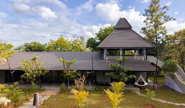 Sravasthi Oria  | 2 BHK Pet-Friendly Forest-View Villa With Private Jacuzzi,  Shared Sunken Fire Pit & Garden, 2