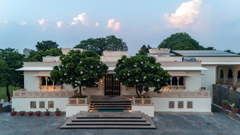 Royal Pavilion | 3 BHK Heritage Villa with Private Pool, Home Theatre, Games Room, Gym & Sprawling Lawn