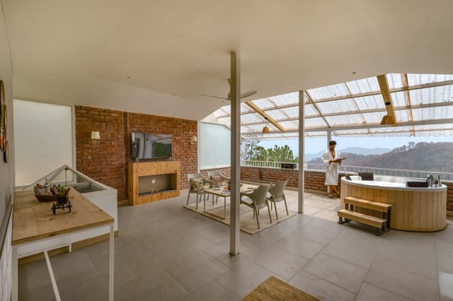 Beyond the Curb | 3- BHK Villa with Private Jacuzzi, Open-air Terrace & Hill Views, 3