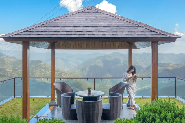 Aranya Himalayan Retreat | 5 BHK Pet-Friendly Hillside Villa with Valley-View Balconies, Gazebo, Landscaped Lawn & In-House Chef, 3