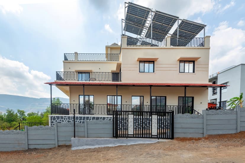 Ansh Villa | Luxury 4-BHK Pet-friendly Getaway with Private Pool, Lawn & Sports Turf | Near Solanpada Dam & Sahyadri Waterfall