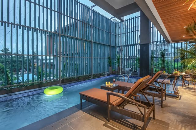 VK Villa Supreme | 5-BHK Villa with Private Indoor Pool, Bathtub, Lift, Party room, Games Room & Mountain View, 3