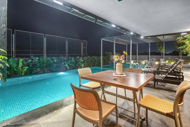 VK Villa Galaxy | 5-BHK Villa with Private Indoor Pool, Bathtub, Lift, Games Room & Mountain View, 4