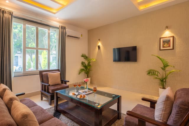 Casa Bianca | Pet-Friendly 3 BHK Villa with Private Plunge Pool, Cascading Waterfall, Gazebo, Treetop Balconies & Garden Lawn, 4