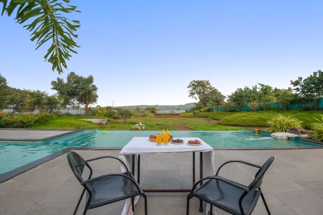 Bahava Villa | 4 BHK Heritage Laterite Stone Villa with Private Pool, Lake View, Swing Verandah & Sprawling Lawn, 3