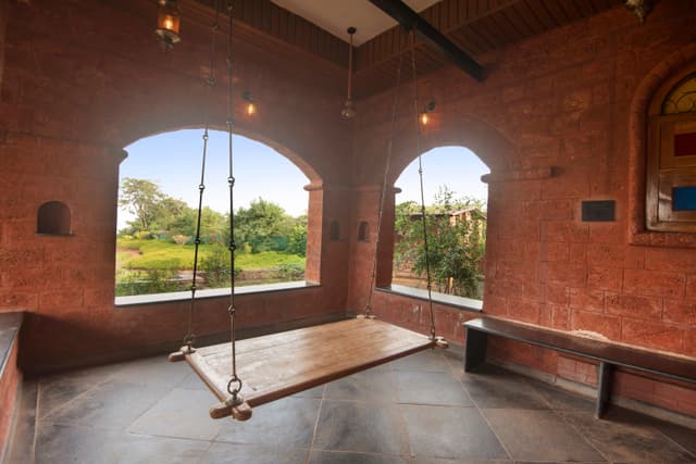 Bahava Villa | 4 BHK Heritage Laterite Stone Villa with Private Pool, Lake View, Swing Verandah & Sprawling Lawn, 5