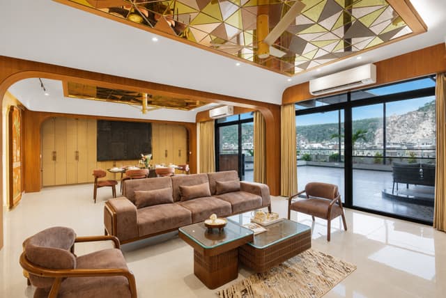 GIRI Penthouse | 2-BHK Penthouse with Terrace, Open-air bar, Lounge, Outdoor jacuzzi & Aravalli Views, 4