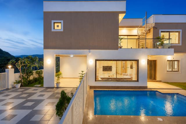 Shourya Aravalli | 4 BHK Villa with Private Pool, Garden Sit-Out & Aravalli Hill Views, 2