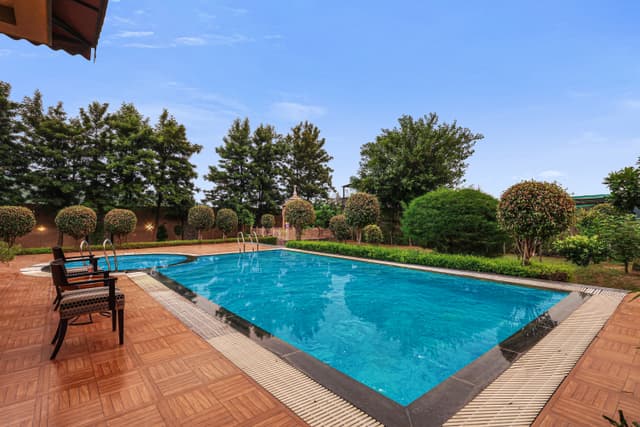 Shivoham Farm | 9 BHK Pet-Friendly Farmhouse With Private Pool, Gaming Room, Gazebo, Temple & 1.5-Acre Lawns, 4