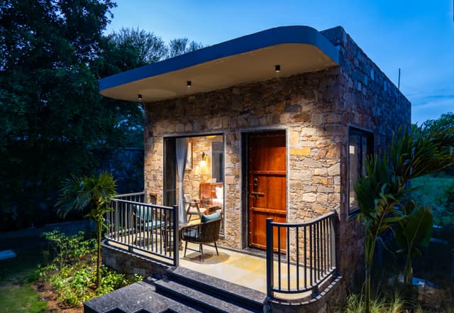 Hathnoda Bagh Cascade | Cottage within a Mini Resort with Open Shower, Shared Pool, Restaurant, Sit Out & Garden, 2
