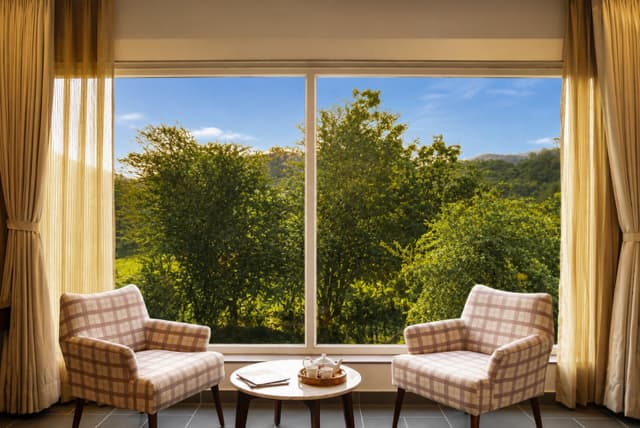 Raj Villas Alvora | Pet-Friendly 1-Room Hotel Suite with Aravalli Hill Views, 4