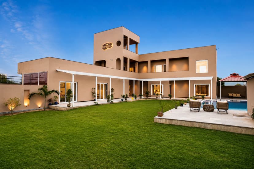 Casa Horizon | 6-BHK Villa with Private Pool, Spacious Lawn, Terrace & Poolside Gazebo