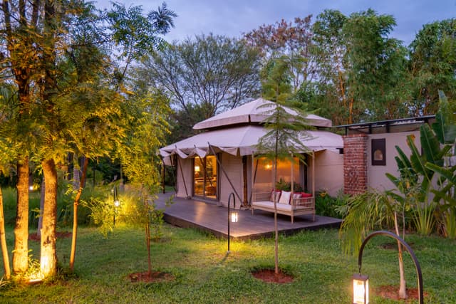 Arevana | 3 BHK Villa with Private Pool, Garden Tent, Fire Pit & Alfresco Dining, 4