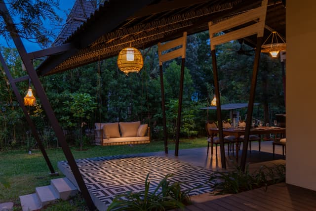 Arevana Vara | Luxury Tent  With Shared Pool, Gazebo, Fire Pit & Garden, 4