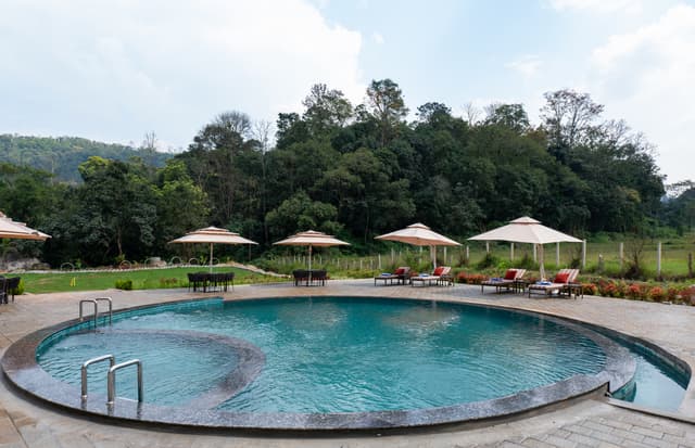 Starlight Serra Vasudha | Duplex Cottage With Forest-View Balcony, Shared Pool, Restaurant & Kids Play Area, 3