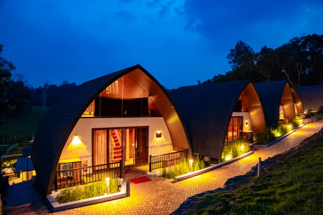 Starlight Serra Vasudha | Duplex Cottage With Forest-View Balcony, Shared Pool, Restaurant & Kids Play Area, 2