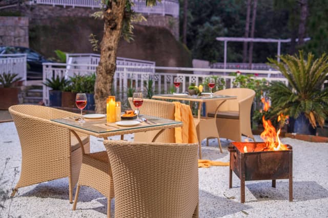 Maharaj Secret Escape | Luxury Pet-Friendly Room with Private Balcony, Hill Views, Shared Pool Table & Restaurant, 5