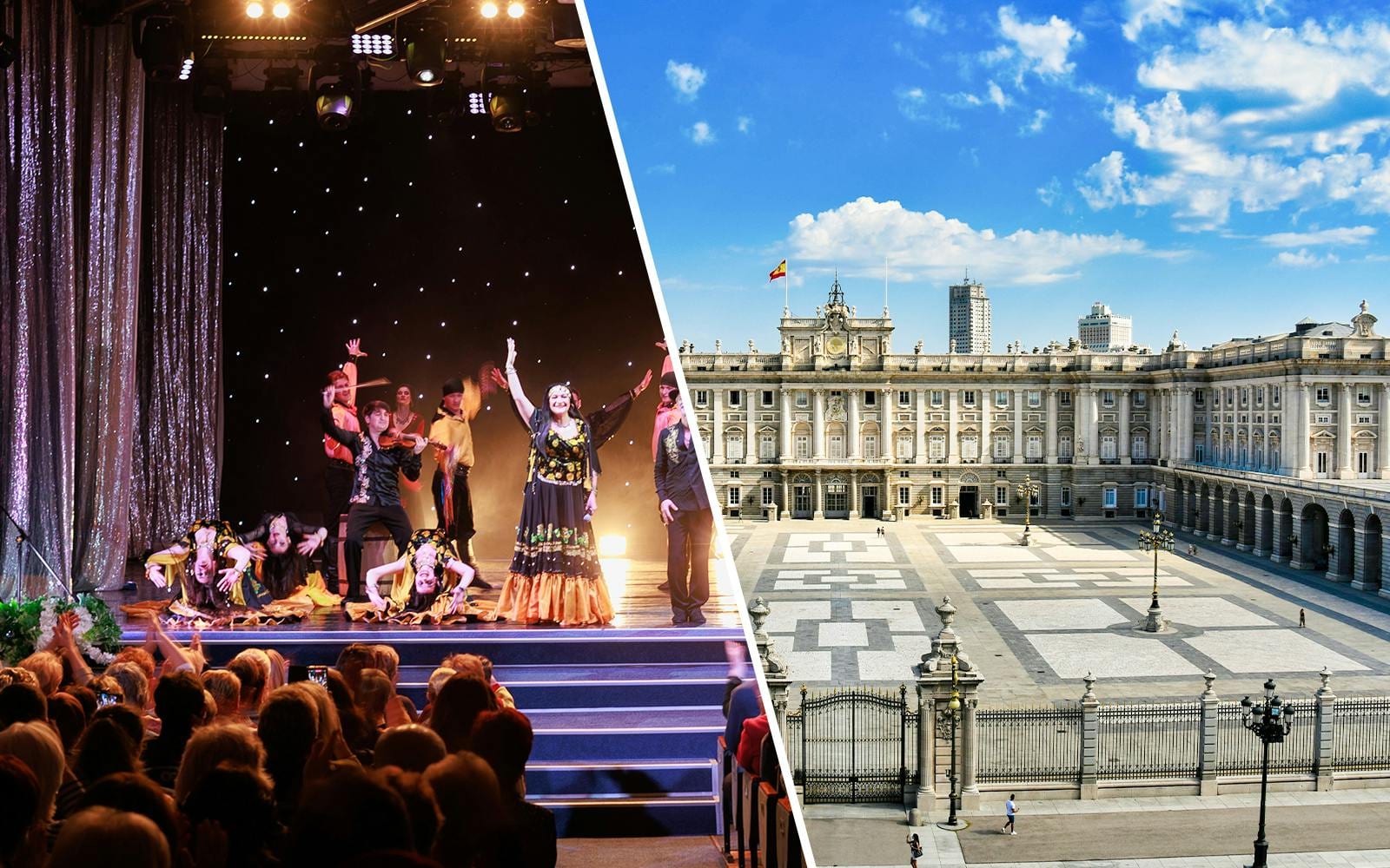 Combo: Flamenco Show + Royal Palace of Madrid Skip-the-Line Tickets