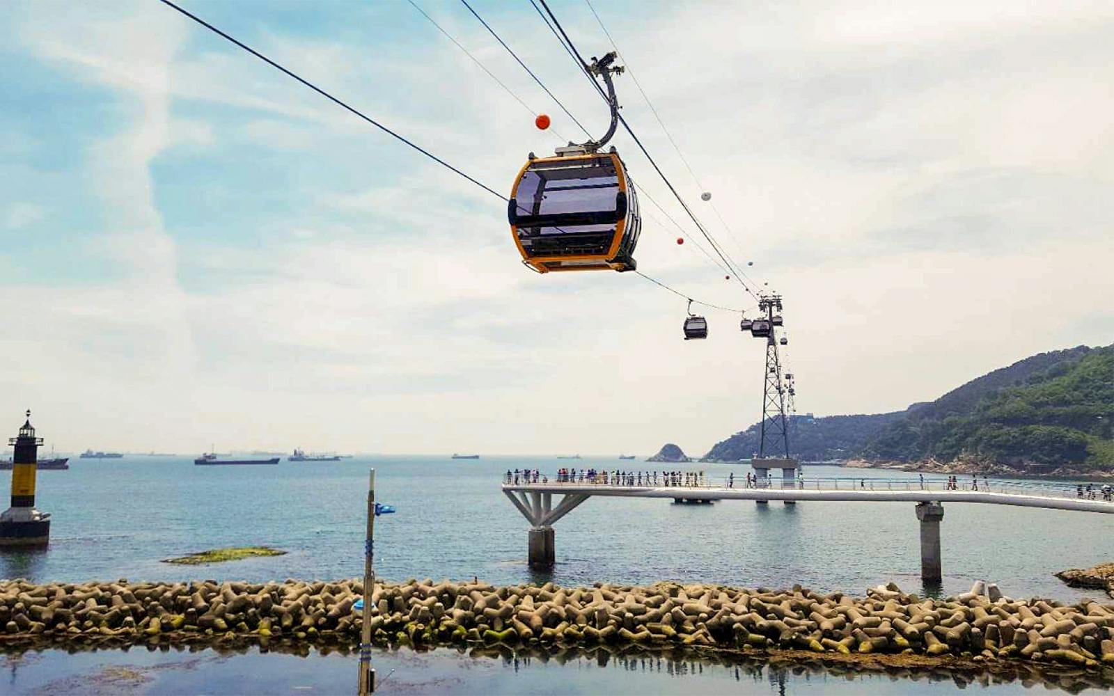 Busan Air Cruise Cable Car Round-Trip Tickets