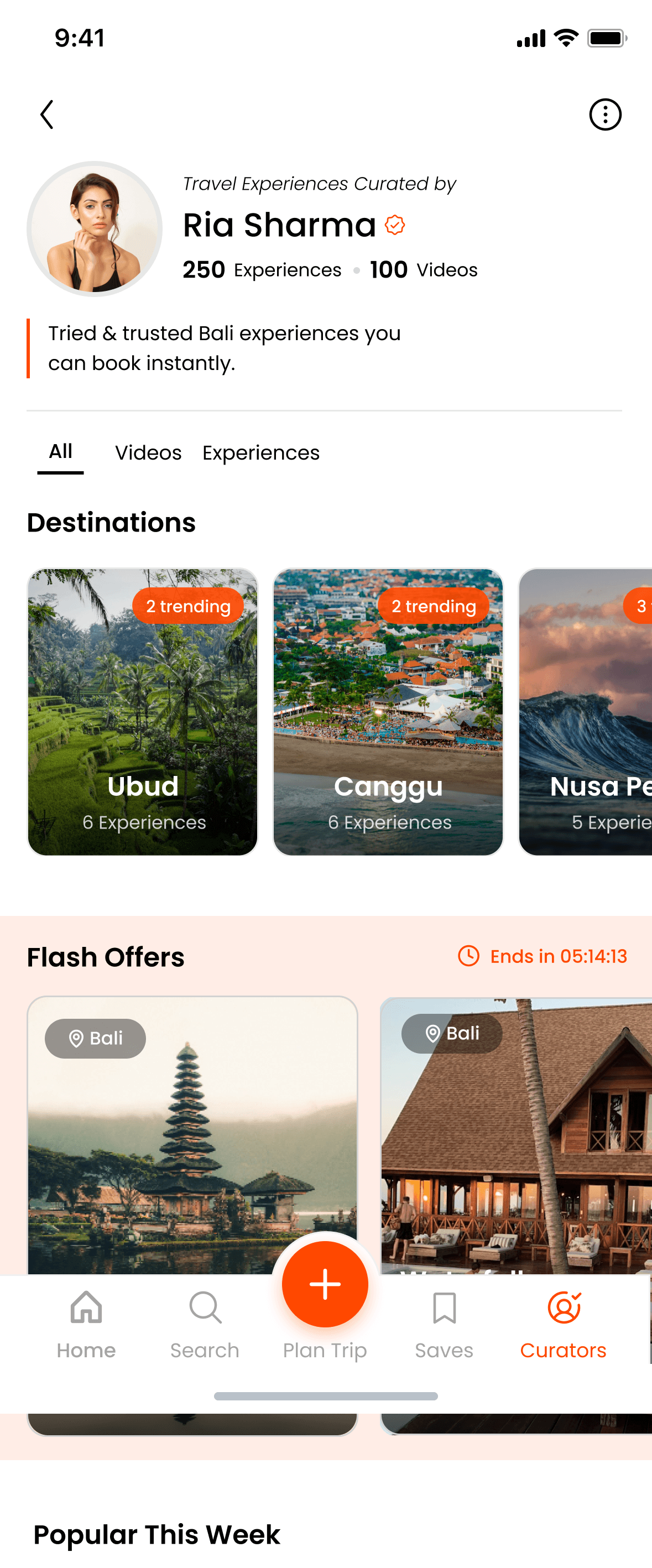 Mobile App Screen