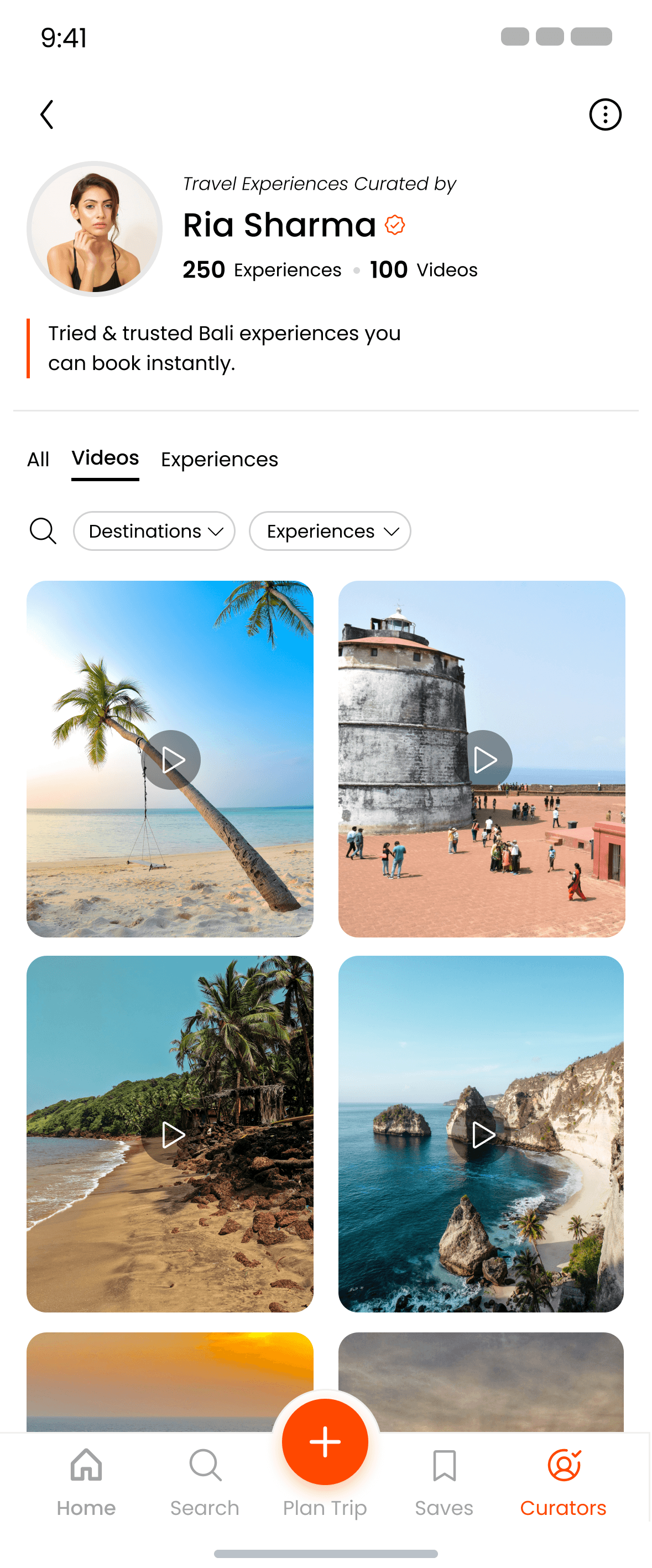 Mobile App Screen